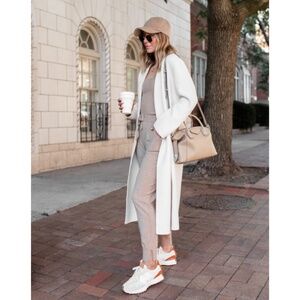 Splendid x Cella Cashblend Coatigan in Cream, Size Small